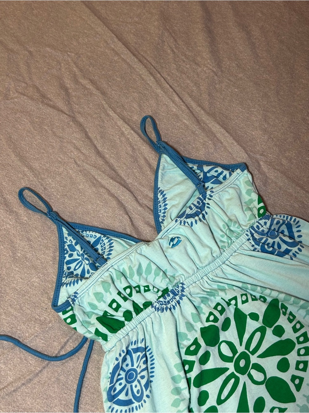 Billabong Y2K Mandala Boho Geometric Sun Dress Size M - Picture 3 of 14